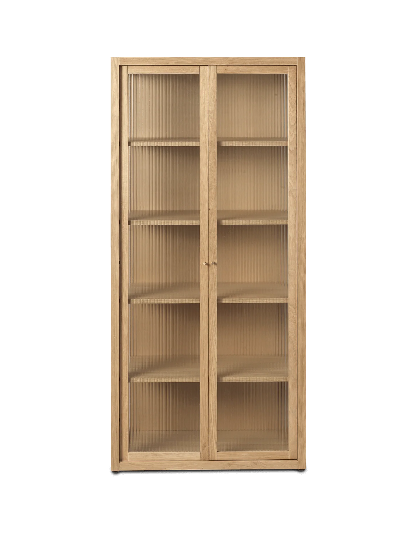 Reed Vitrine - Natural Oak