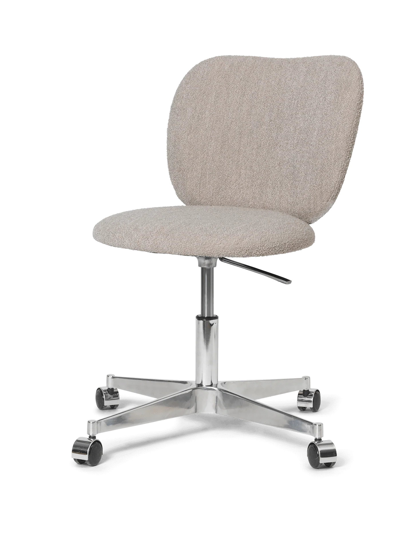 Rico Chair - Castors - Soft Bouclé - Natural - Image 5
