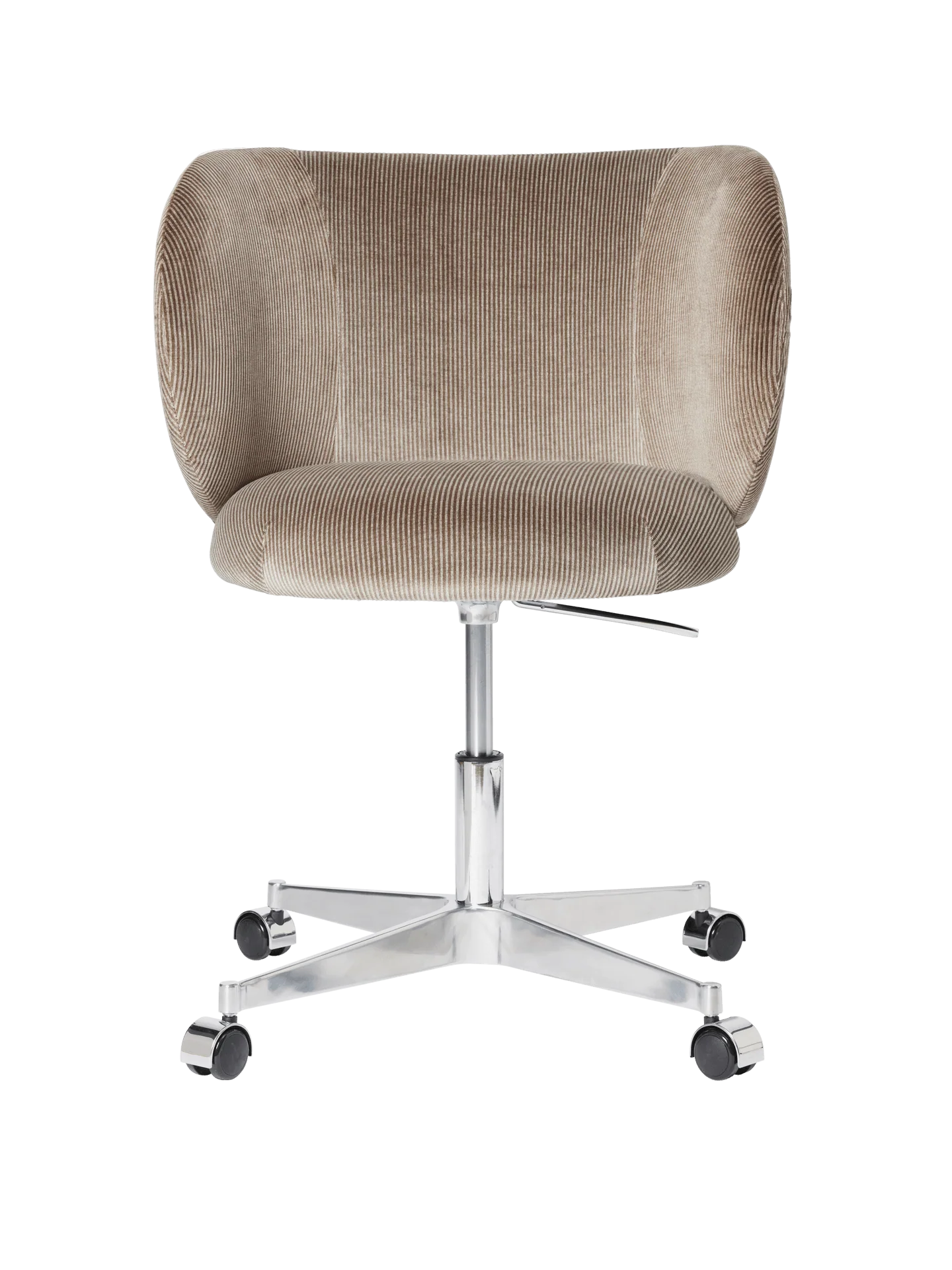 Rico Dining Chair - Castors - Devoré Velvet - Flint Grey