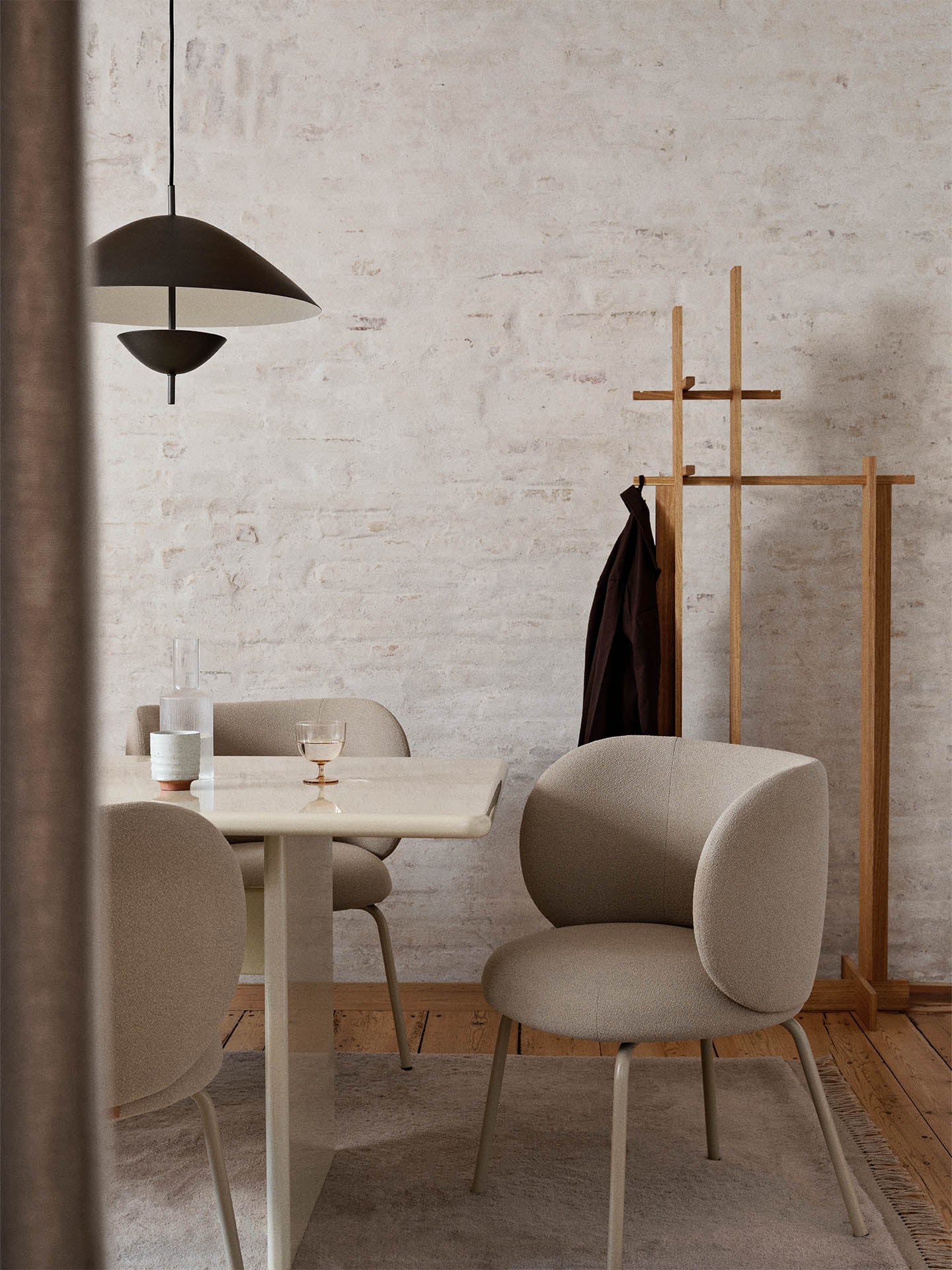 Rico Dining Chair - Cashmere - Grain - Cashmere - Image 2