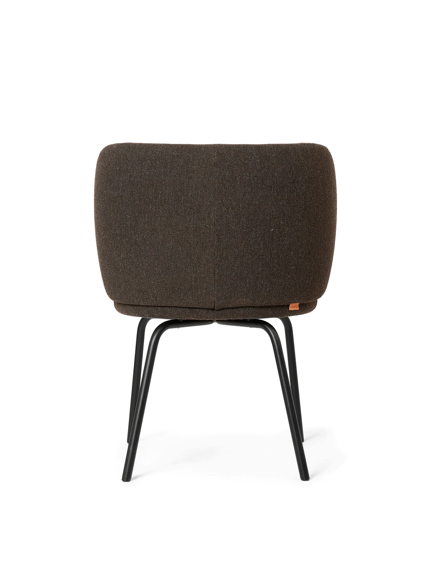 Rico Dining Chair - Black - Hallingdal - Dark Grey/Brown - Image 3