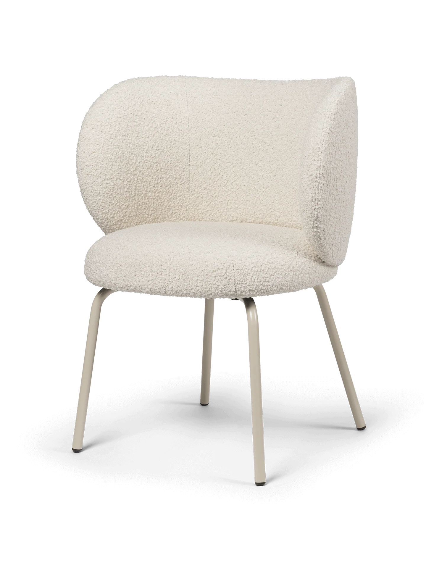 Rico Dining Chair - Cashmere - Nordic Bouclé - Off-White - Image 3