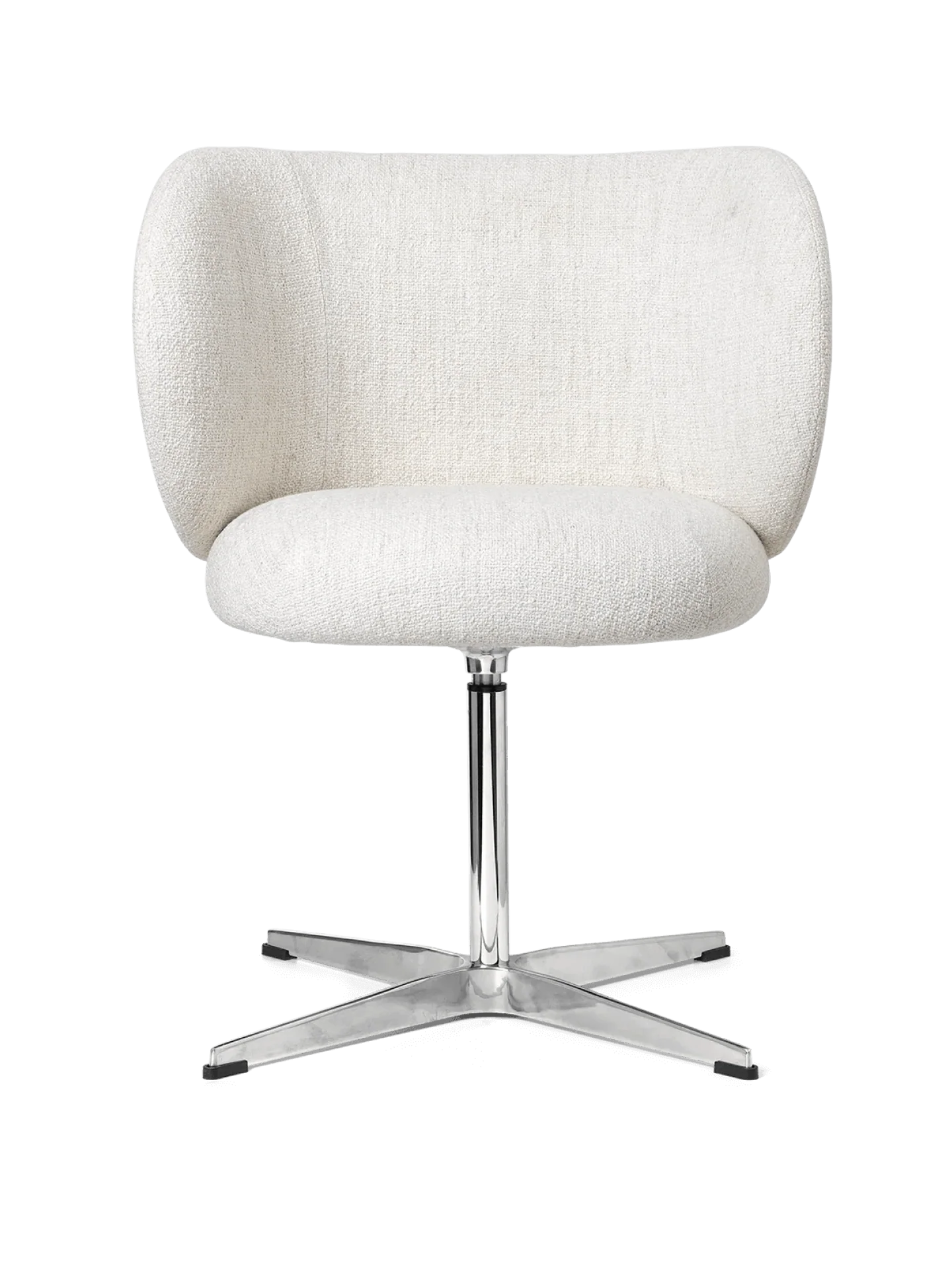 Rico Dining Chair - Swivel - Bouclé - Off-White