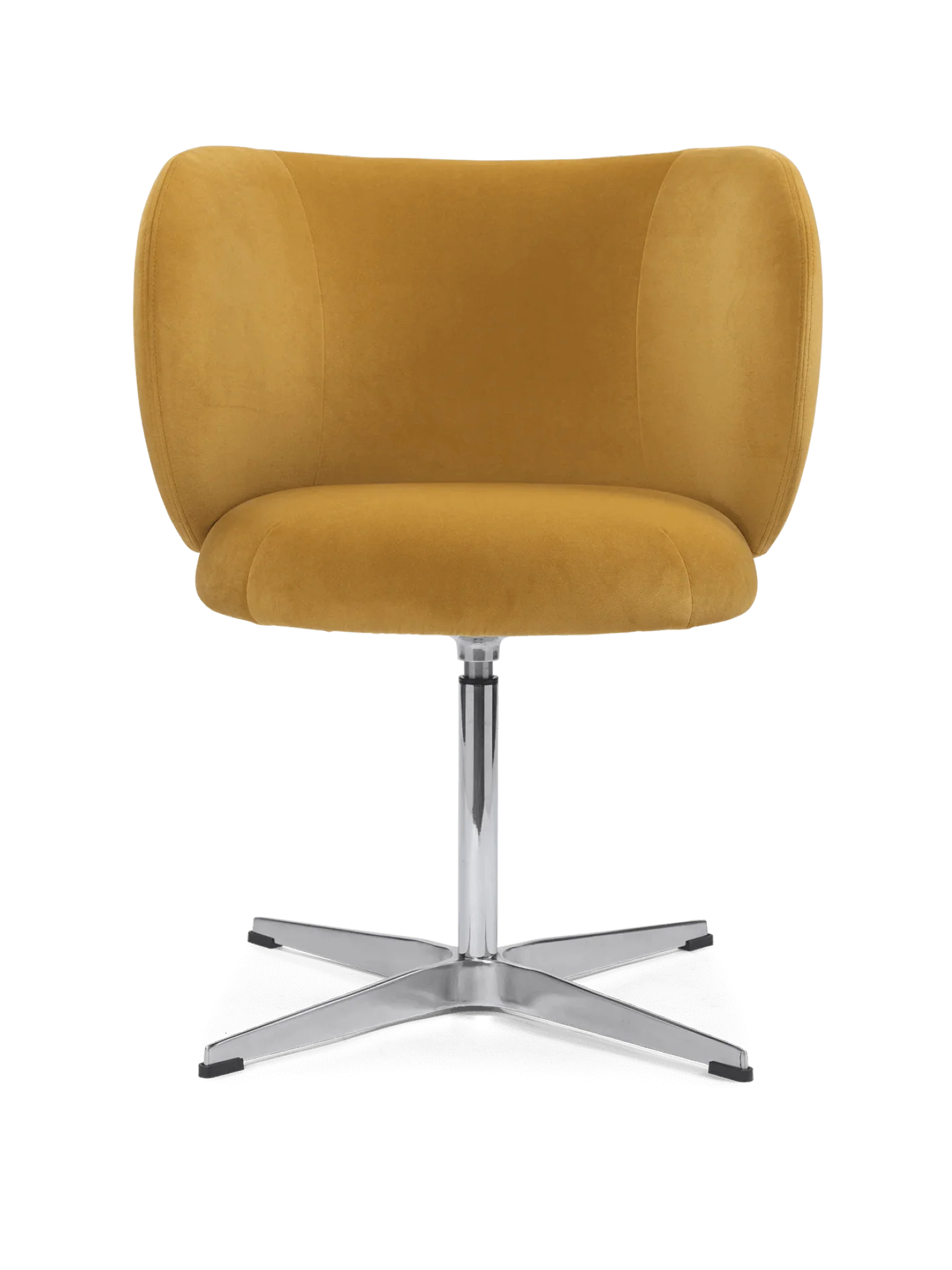 Rico Dining Chair - Swivel - Rich Velvet - Honey
