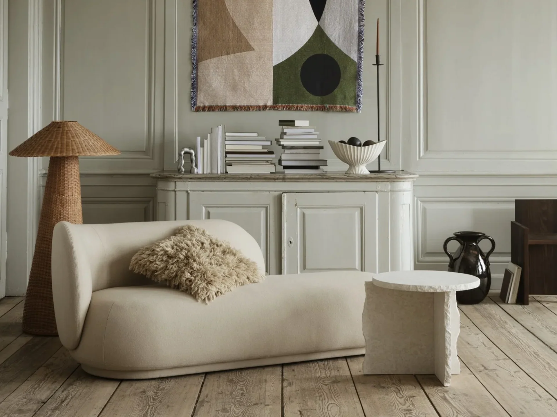 Rico Divan Left - Brushed - Off-white - Image 2