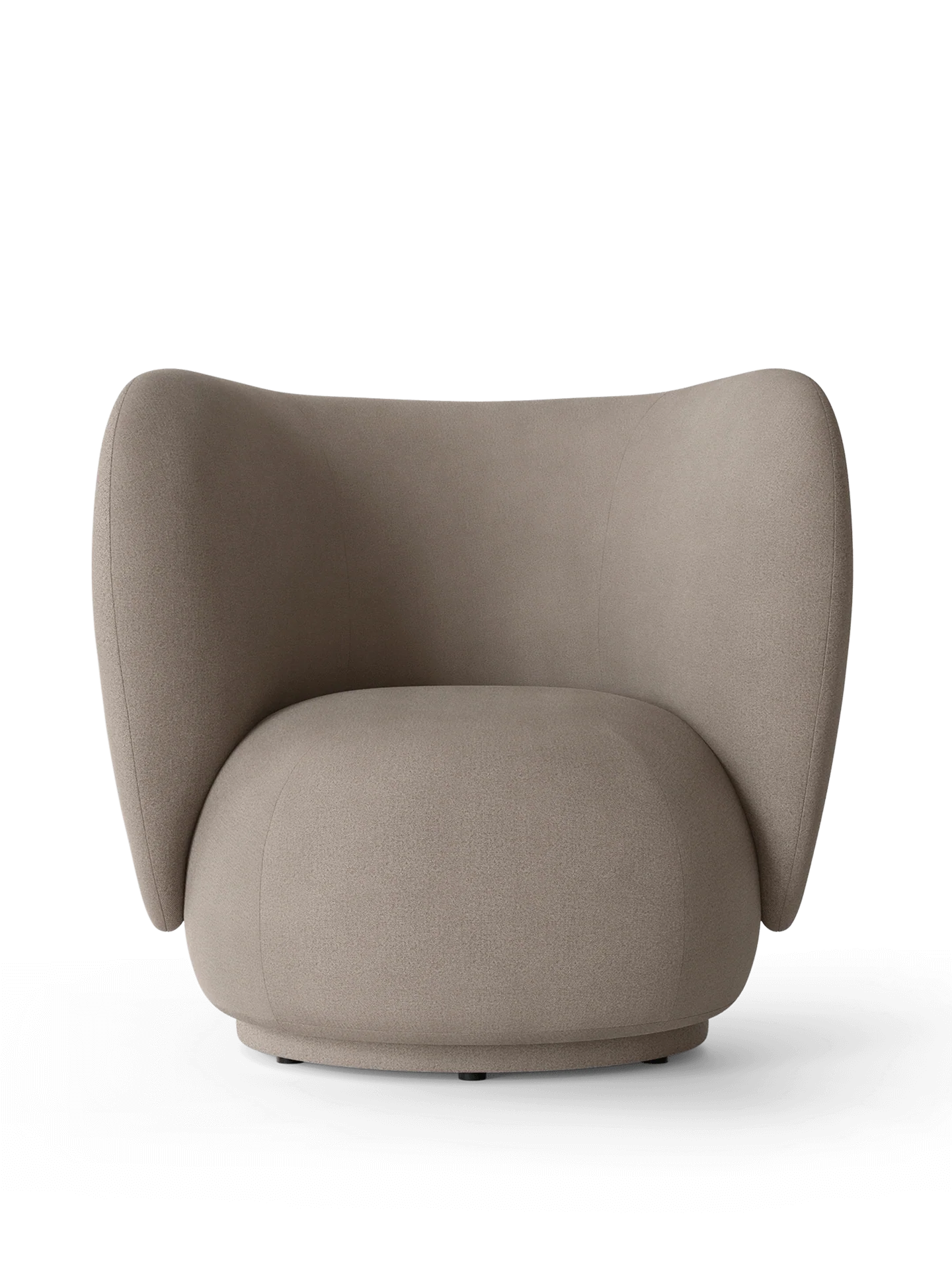 Rico Lounge Chair - Swivel - Brushed - Warm Grey