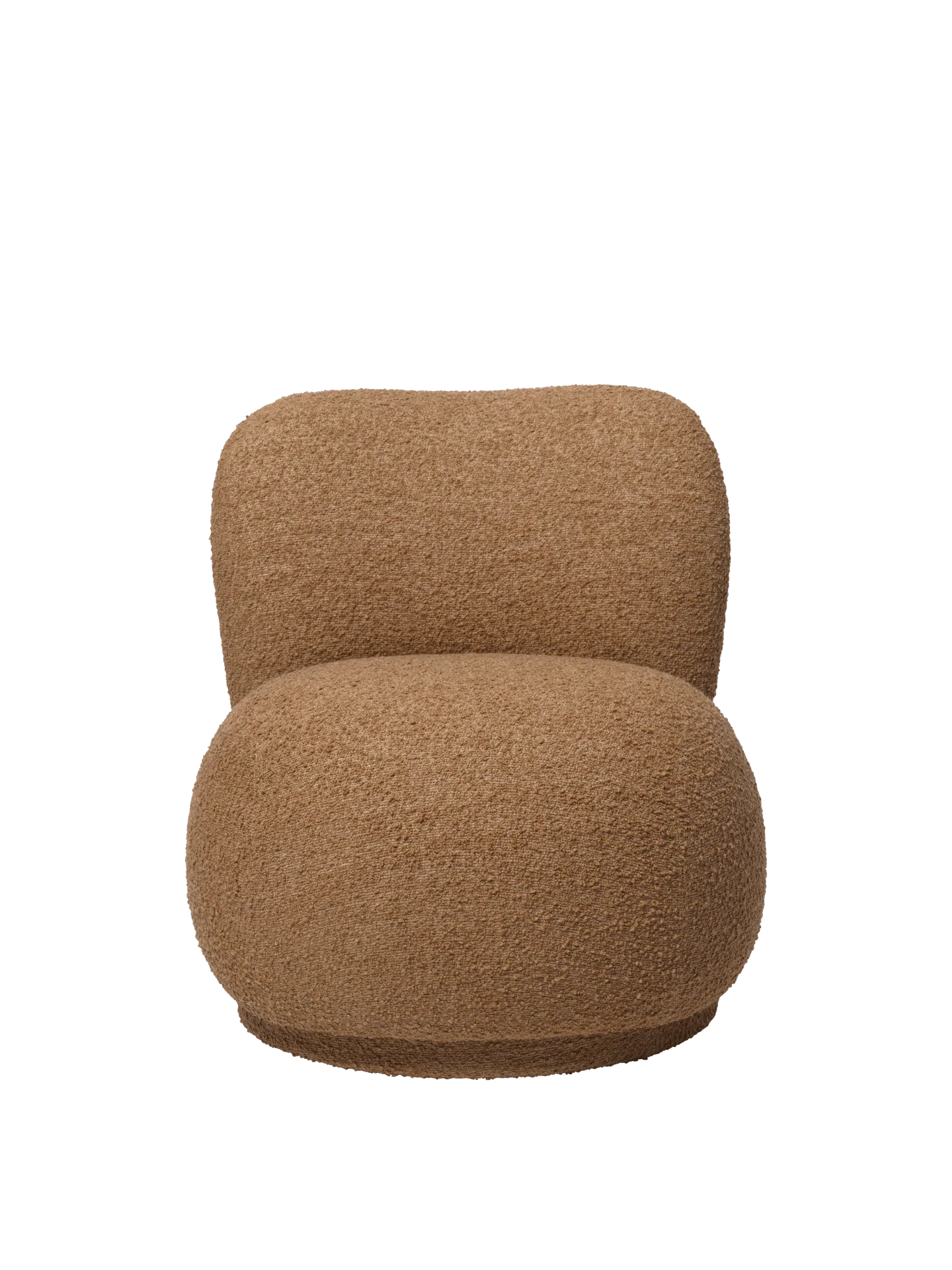 Rico Piccolo Lounge Chair - Raw Bouclé - Tan