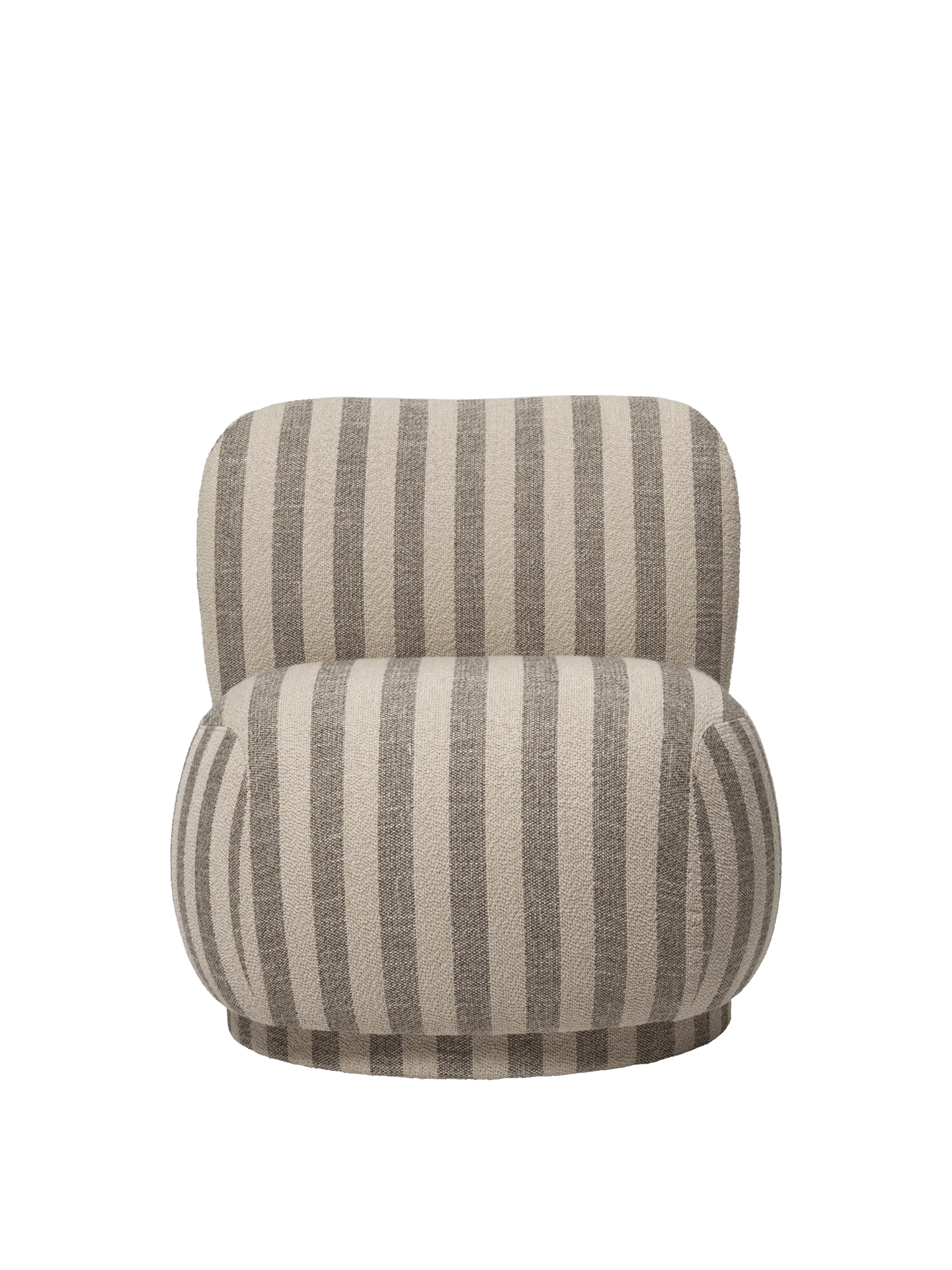 Rico Piccolo Lounge Chair - Swivel - Louisiana - Sand/Off-White