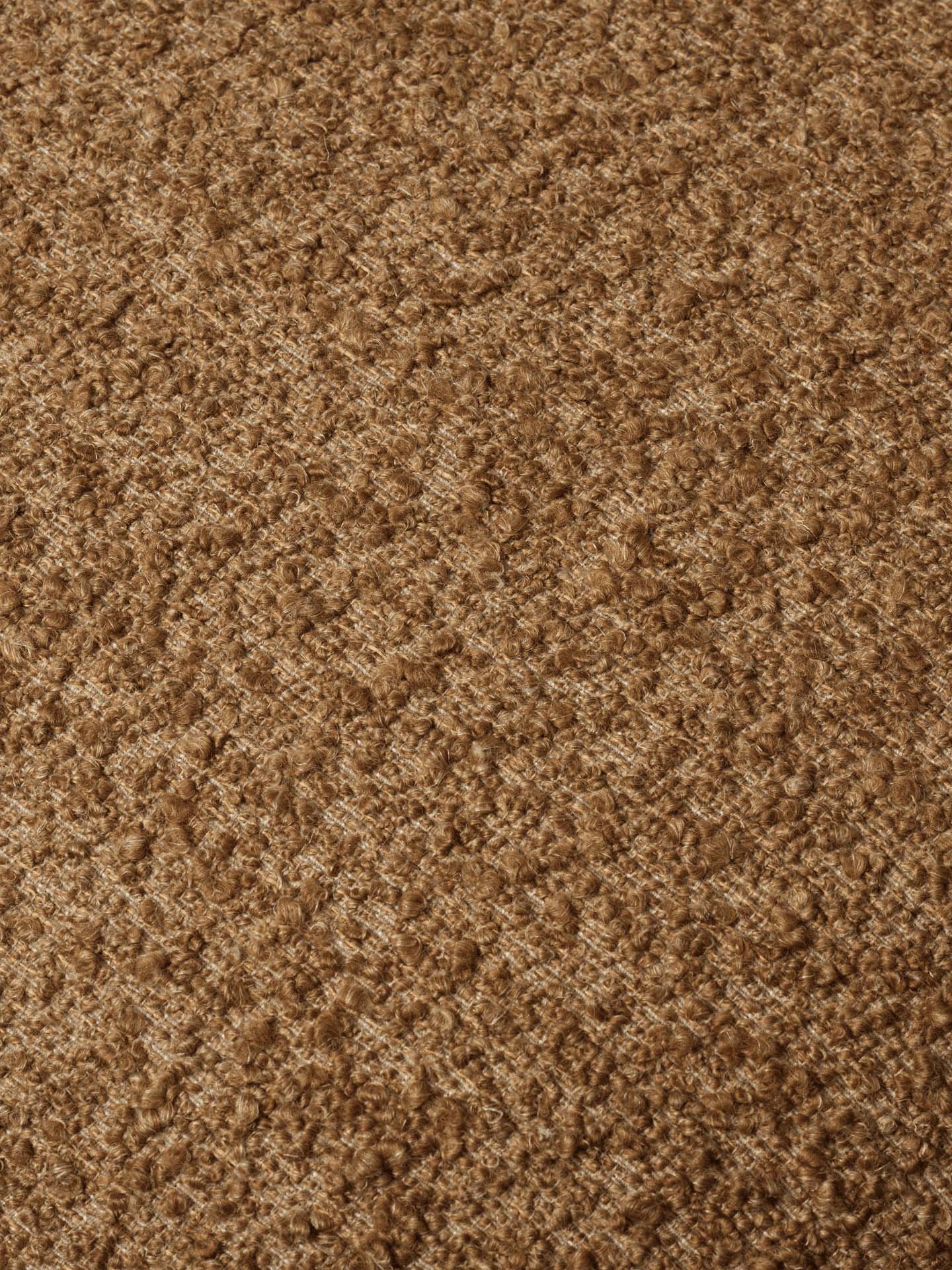 Rico Piccolo Lounge Chair - Swivel - Raw Bouclé - Tan - Image 3
