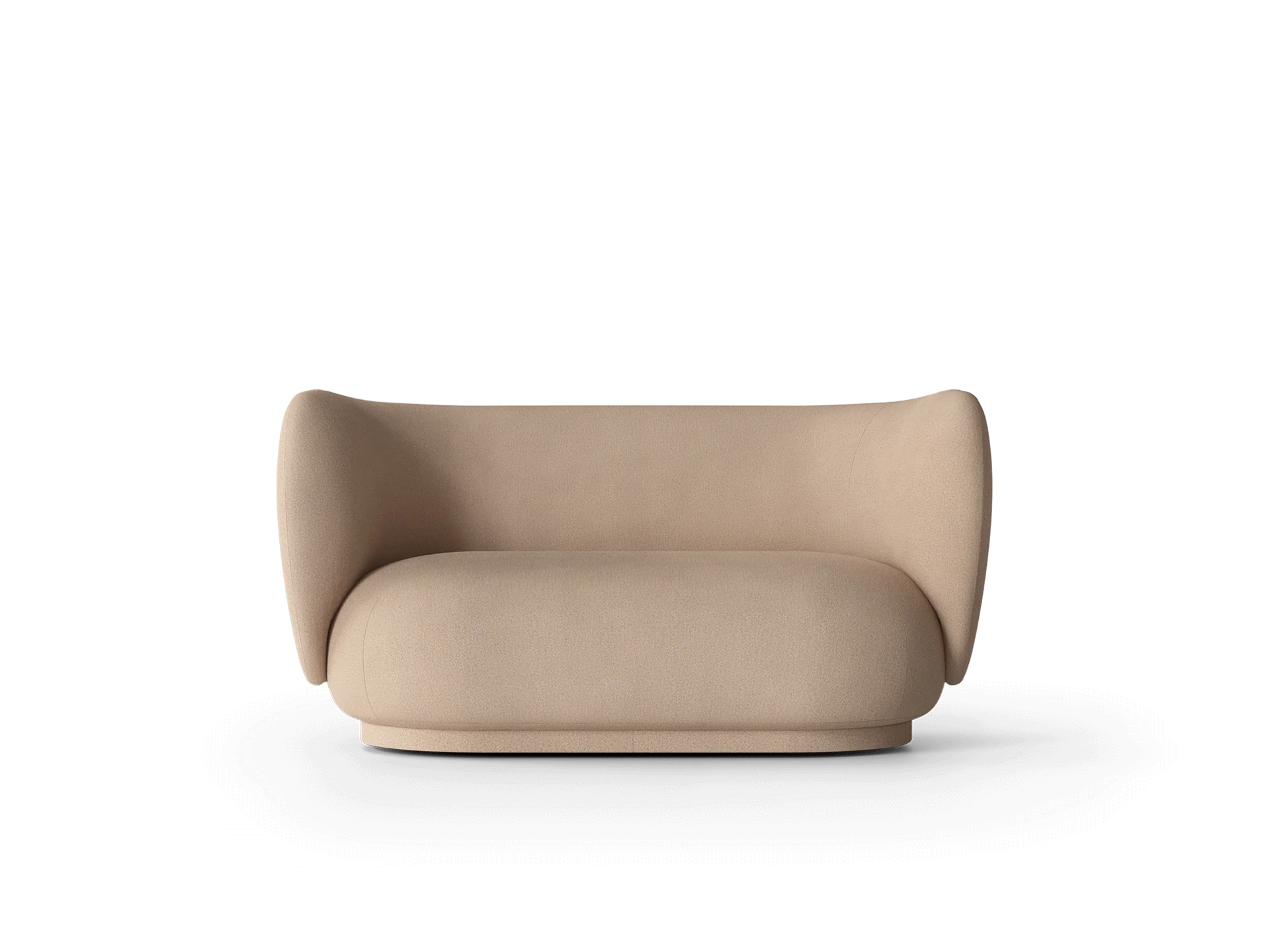 Rico Sofa 2-seater - Brushed - Sand