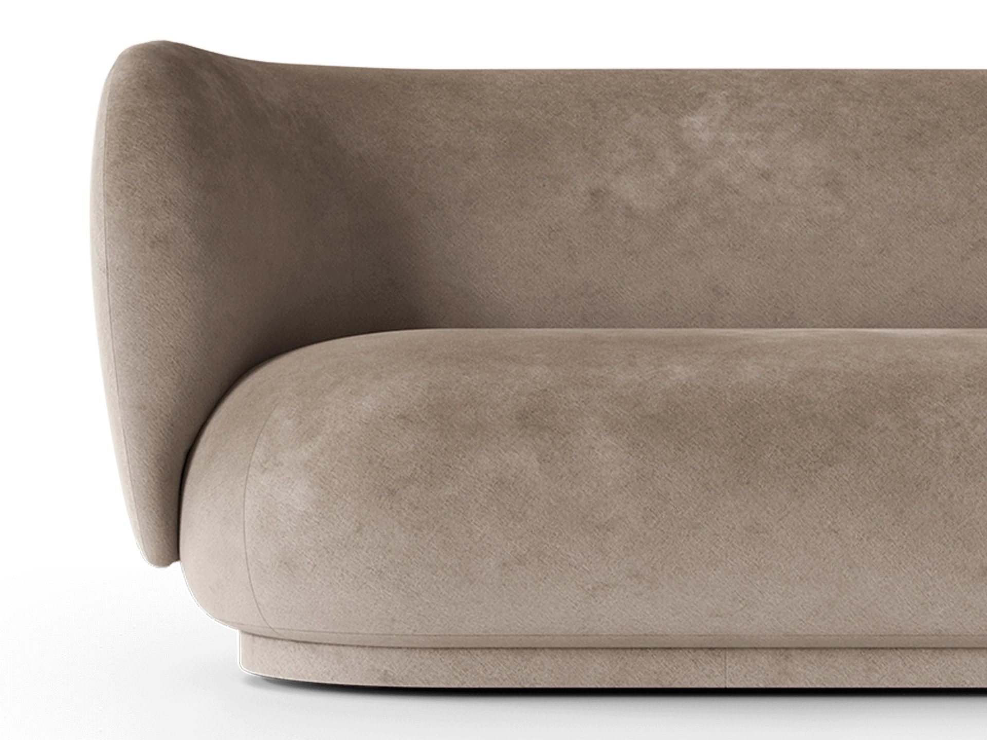 Rico Sofa 2-seater - Faded Velvet - Beige - Image 2