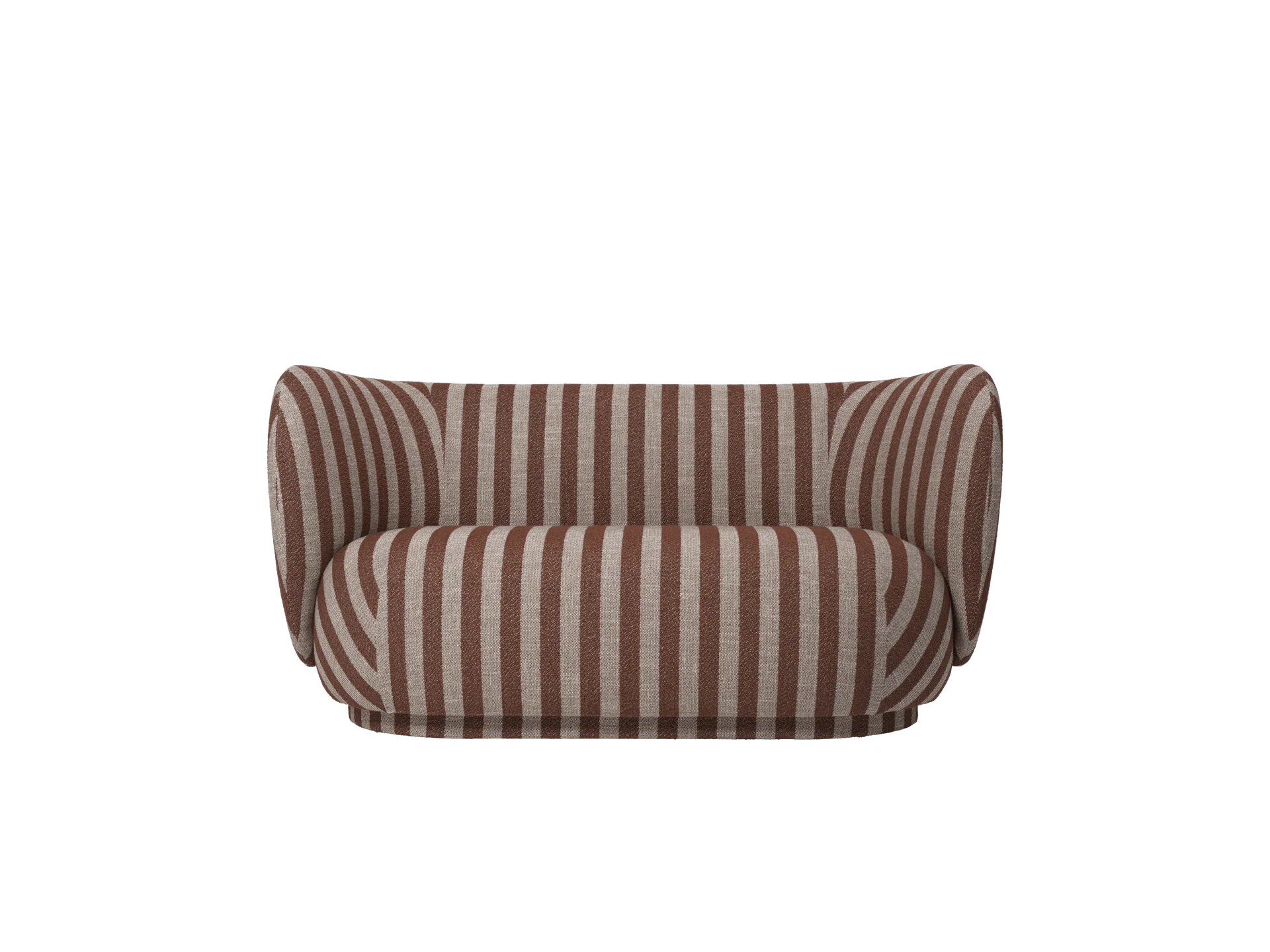 Rico Sofa 2-seater - Louisiana - Sand/Chocolate