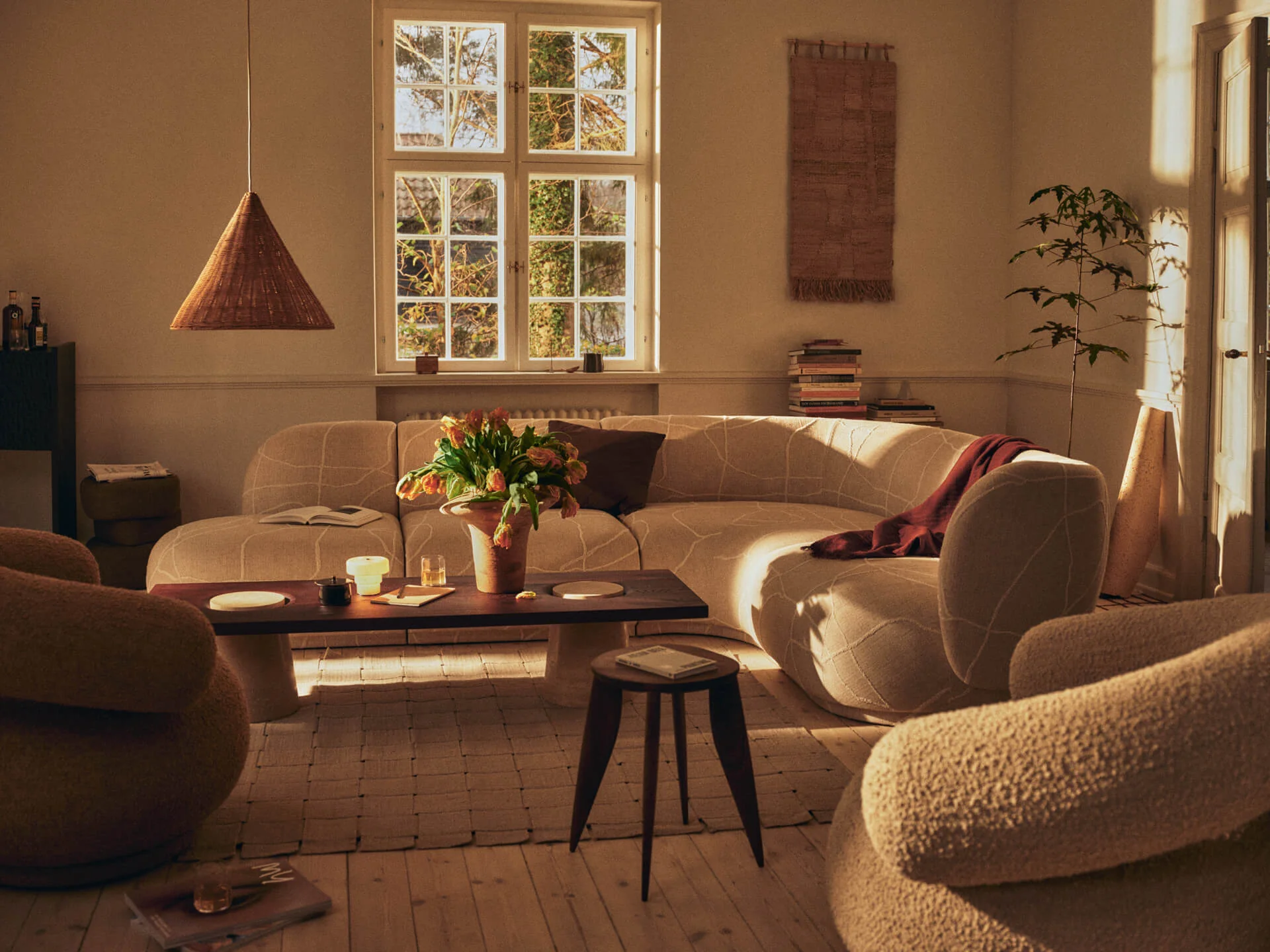 Rico Sofa Center - Can Lis - Sand/Off-White - Image 2