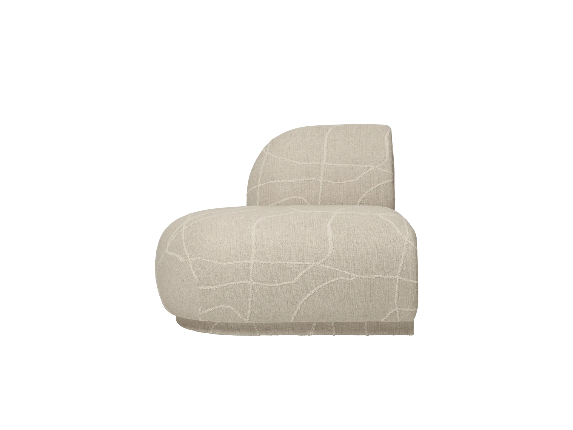 Rico Sofa Open End Left - Can Lis - Sand/Off-White
