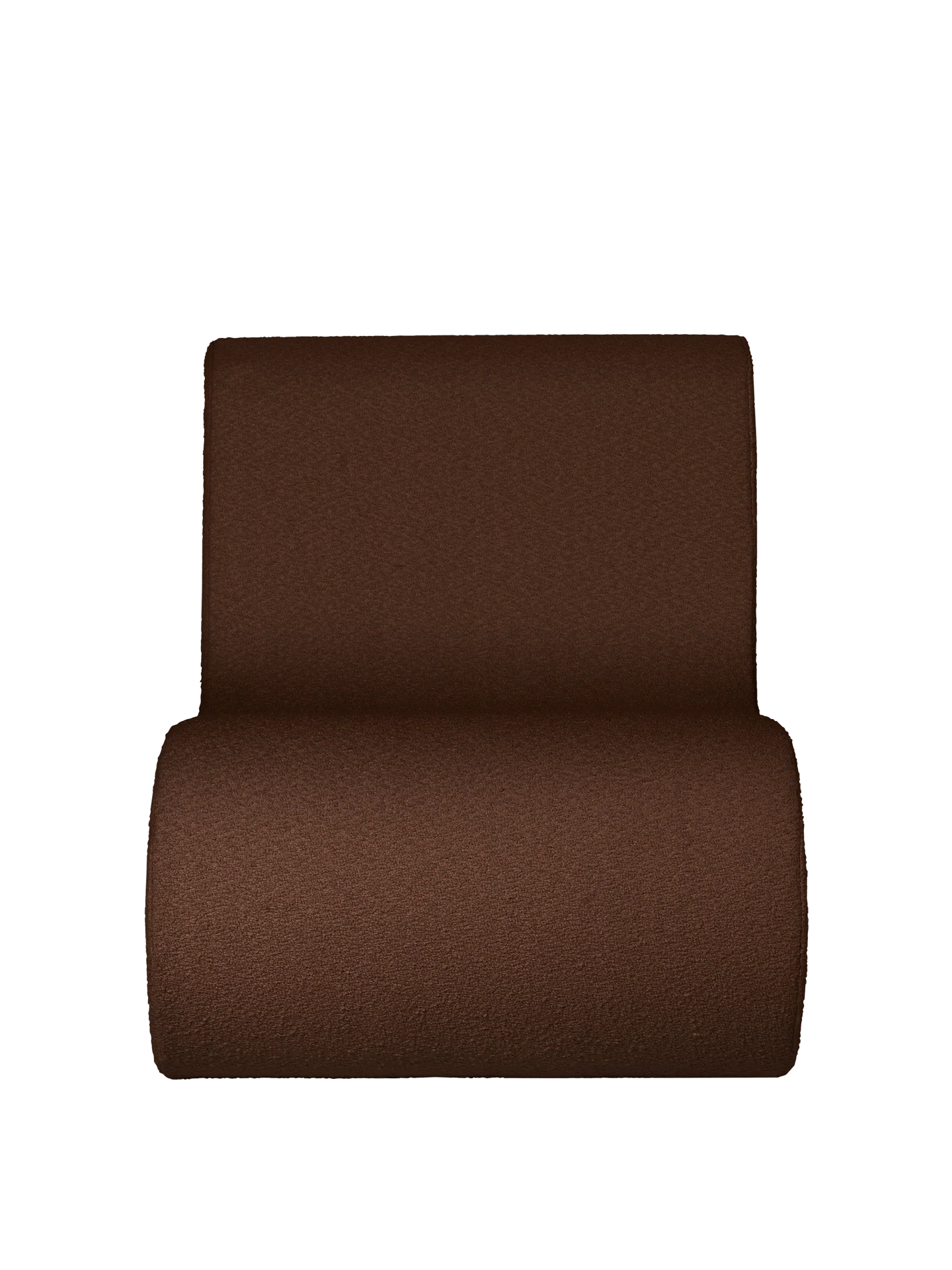 Rouli Center Module - Pure Bouclé - Chestnut Brown - Image 4