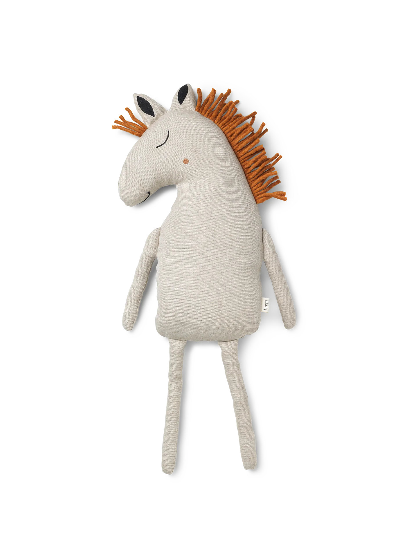 Safari Cushion - Horse - Natural