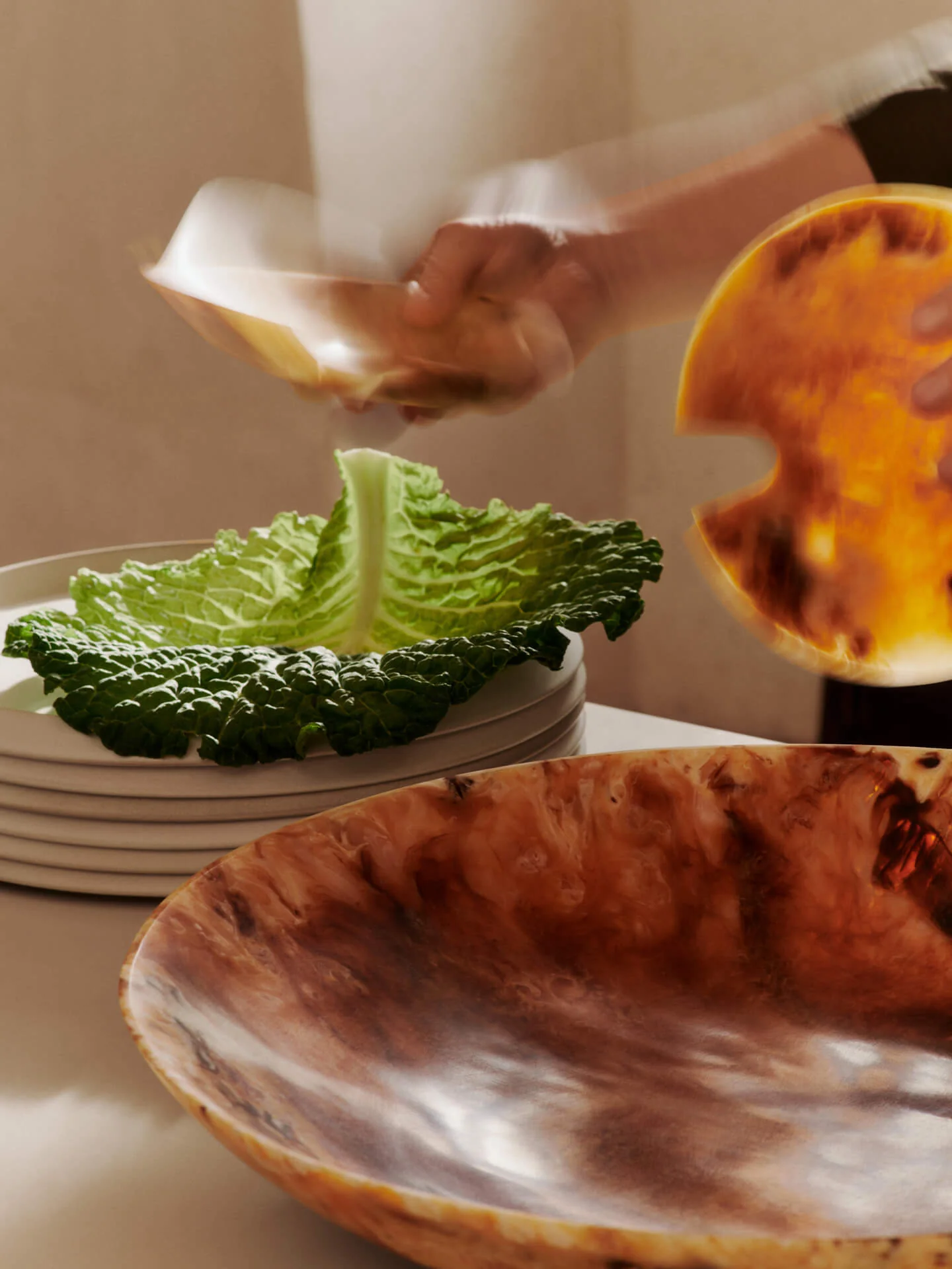 Sol Salad Servers - Set of 2 - Sugar Kelp - Image 2