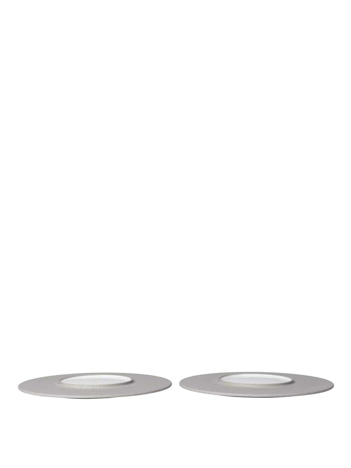 Sonae Dinner Plates - Ø28 - Set of 2 - Grey/White - Image 7