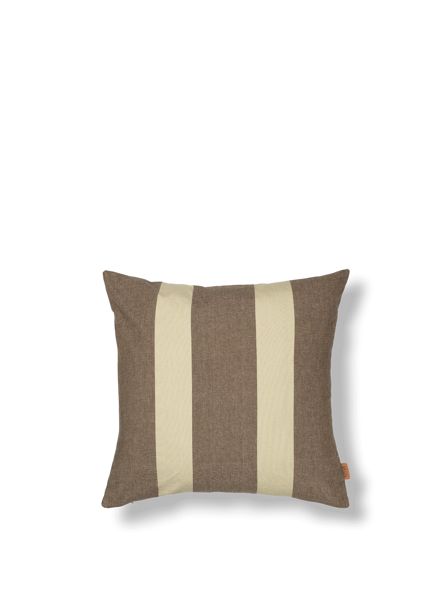 Strand Outdoor Cushion Cover - Carob Brown/Parchment