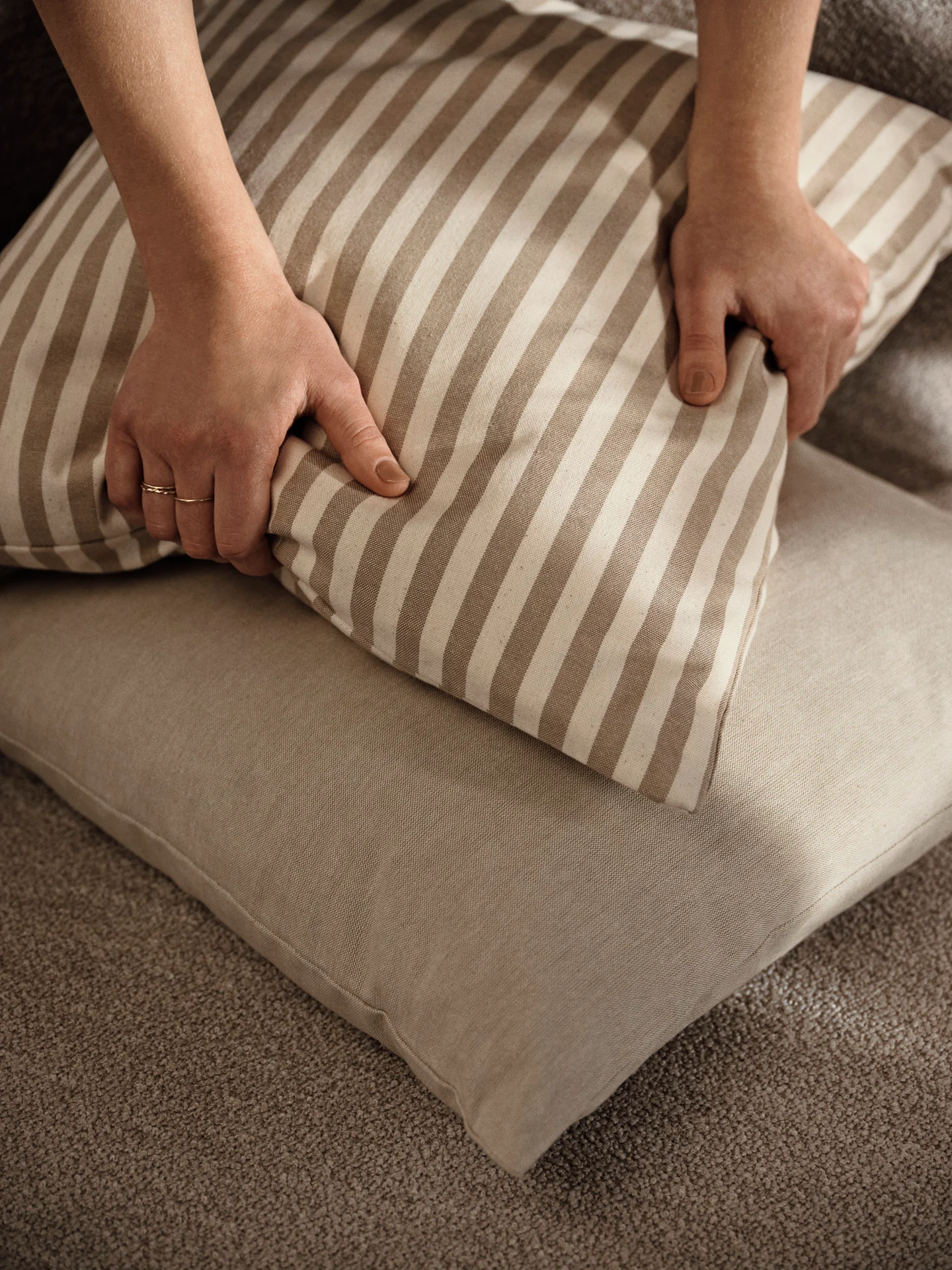 Strand Outdoor Cushion - Sand - Image 2