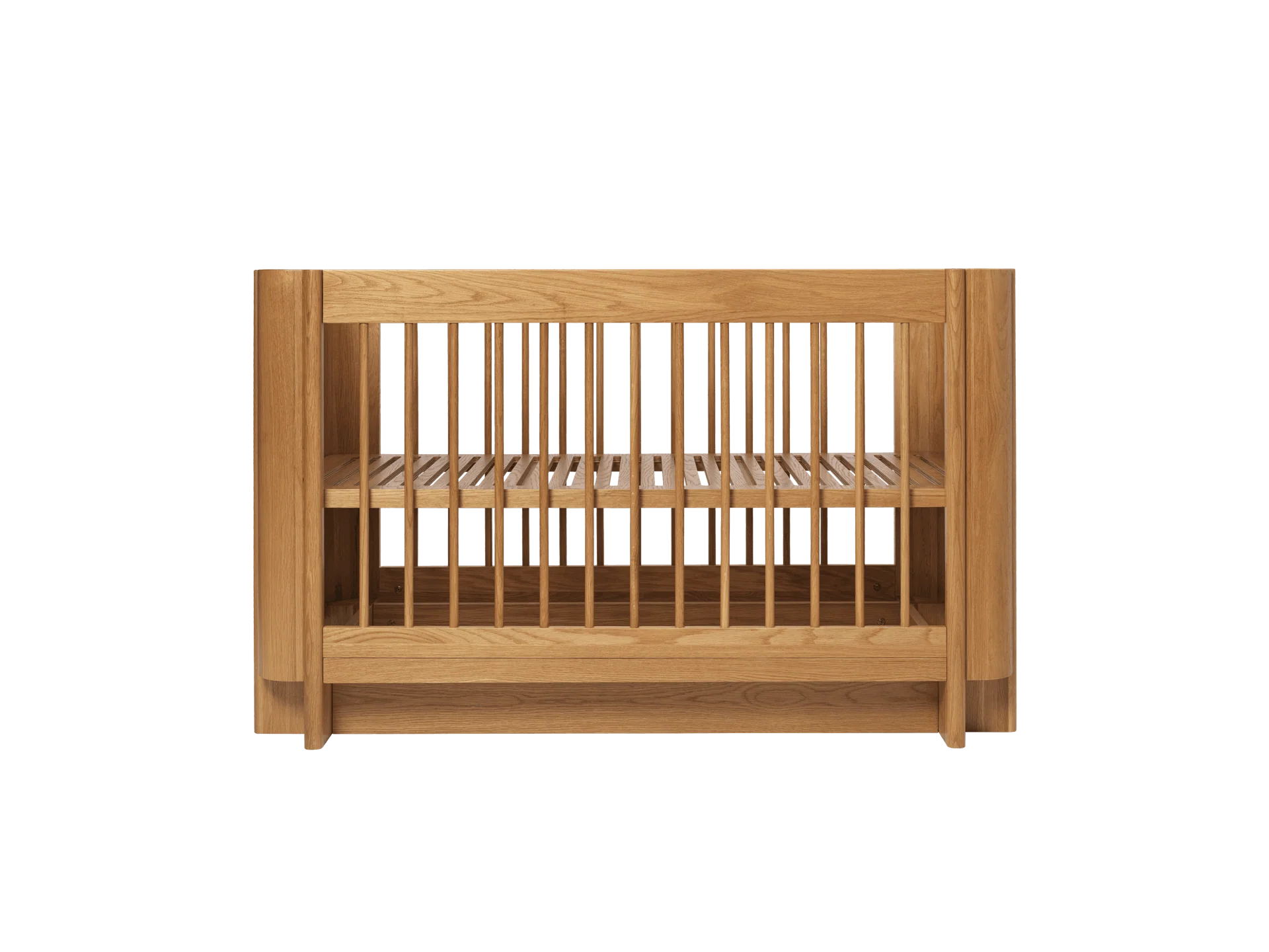 Tilu Baby Cot - Natural Oak - Image 7