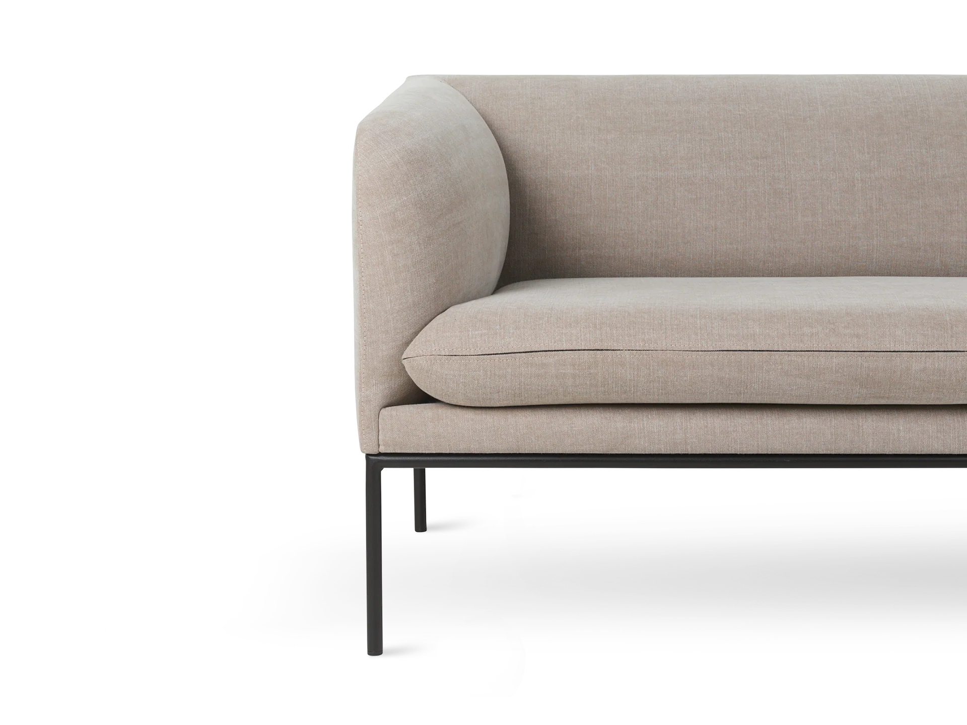 Turn Sofa 3-seater - Cotton Linen - Natural - Image 2