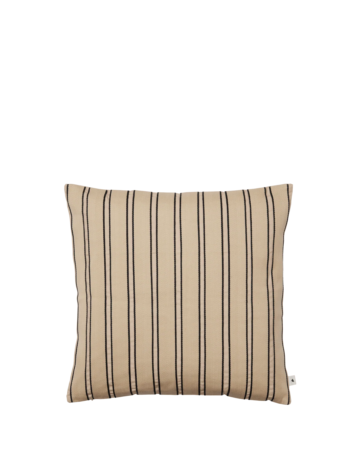 Twill Cushion Cover - Cashmere/Black