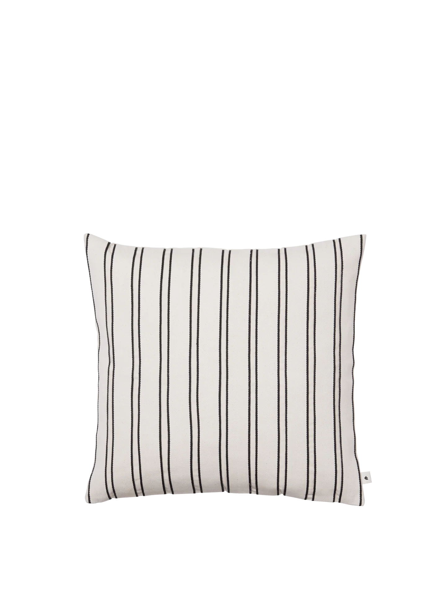 Twill Cushion Cover - Off-White/Black