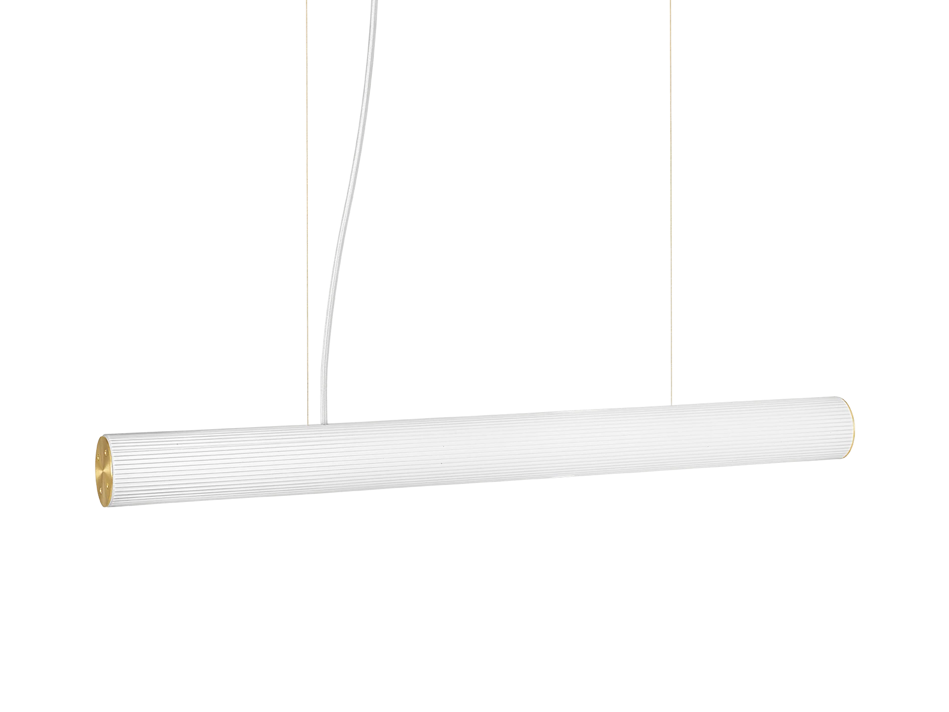Vuelta Pendant 100 - White/Brass