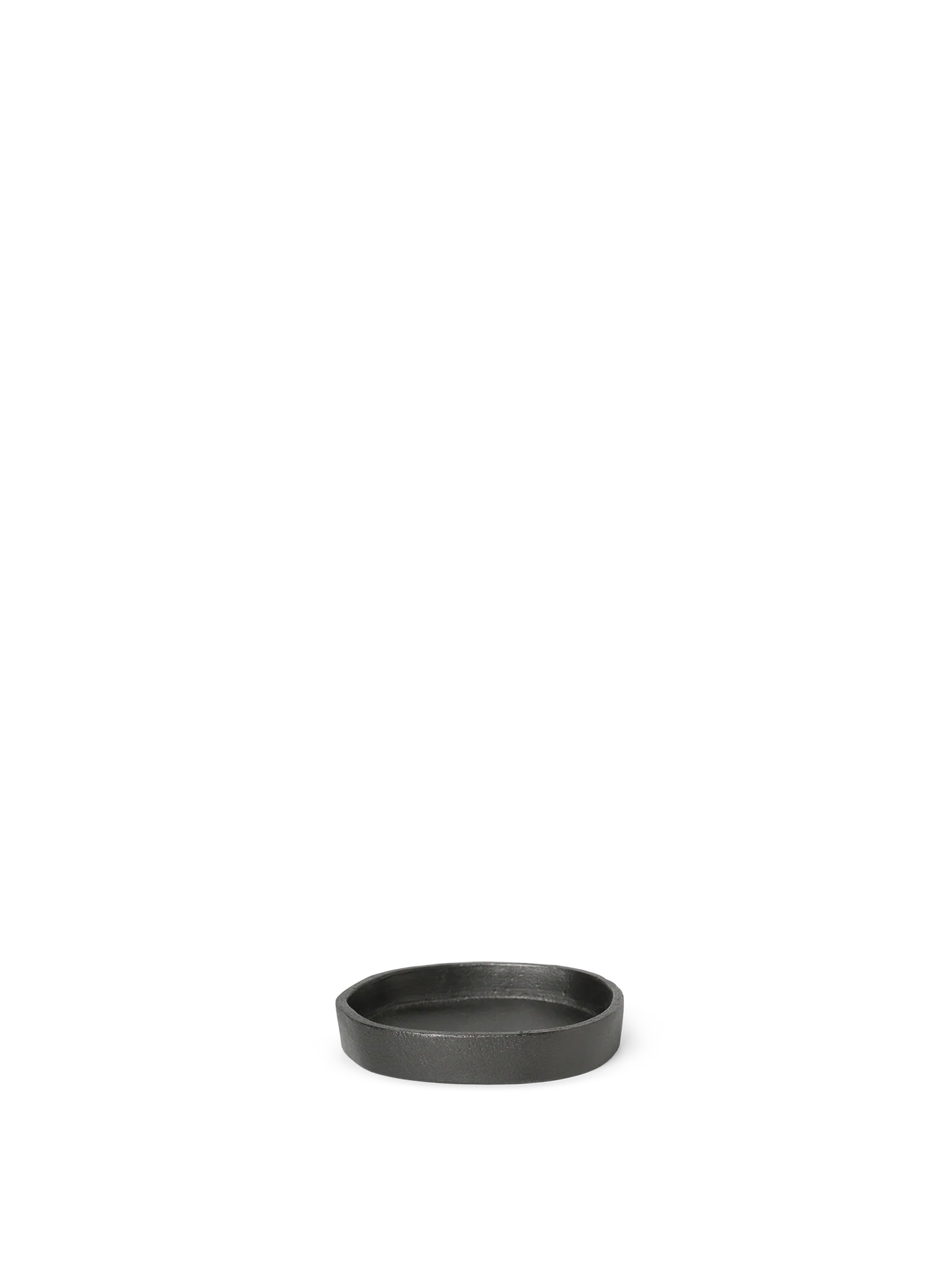 Yama Tray - Round - Blackened Aluminium